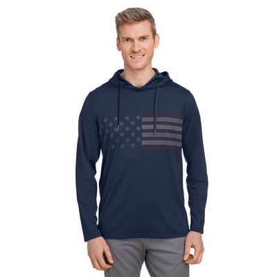 PUMA GOLF Men's Volition Patriotic Hooded Pullover