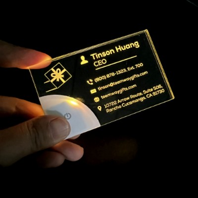 Led Acrylic Light Up Business Card