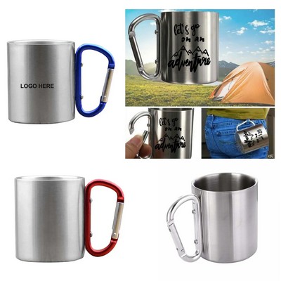 Travel Mug With Carabiner