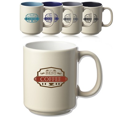 13oz. Santos Matte Two Tone Coffee Mugs