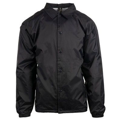 Burnside Men's Nylon Coaches Jacket