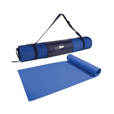 On-The-Go Yoga Mat With Mesh Carrying Case