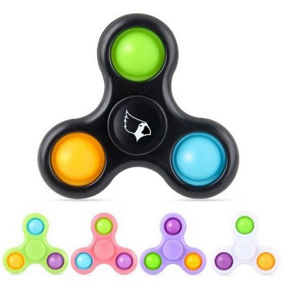 3 Bubbles Fidget Push Pop Spinner