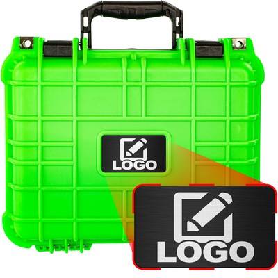 Eylar Neon Green 13.37" Hard Camera Case with Custom Logo