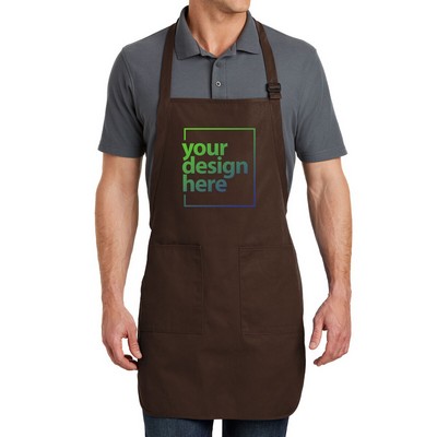 Port Authority® Full-Length Apron With Pockets