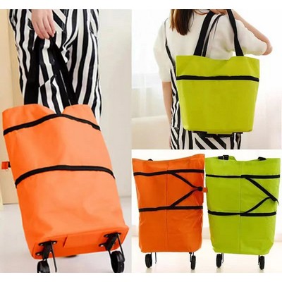 Folding Shopping Cart Grocery Shopping Bag