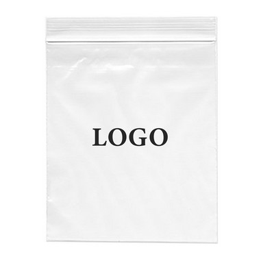 Zip Lock Printed Bags 4 Mil. (Ink Imprinted) 10" x 12"