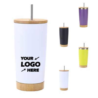 20oz Tumbler with Bamboo Lid