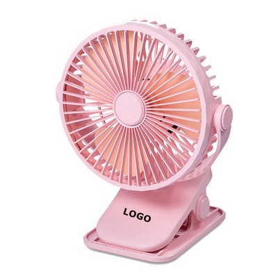 Battery Operated Clip Desk Fan with Clip