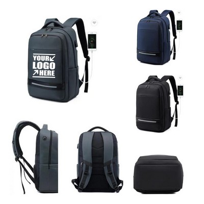 Waterproof Laptop Backpack With USB Charging Port