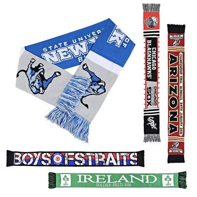 Custom Sport Fan Knitted Scarves