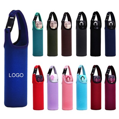 Neoprene Sleeve Water Bottle Carrier