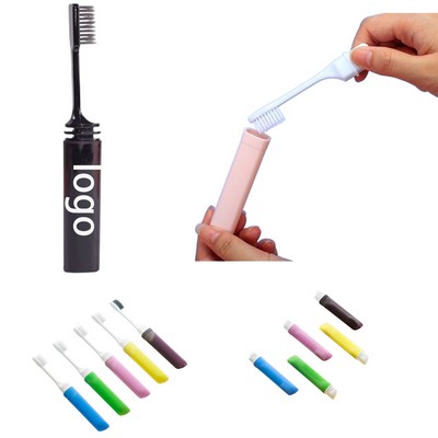 Mini Folding Manual Travel Toothbrush