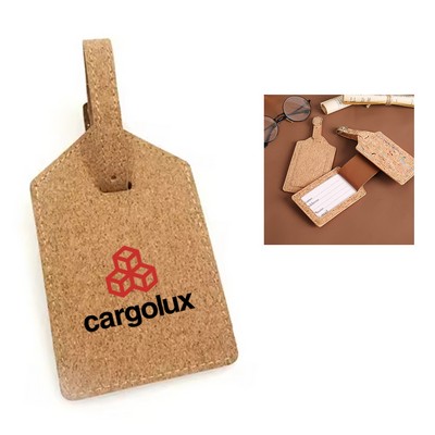 Eco-Friendly Cork Personalized Luggage Tag