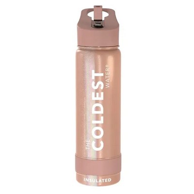 24 Oz. Coldest® Sports Bottle w/Standard Mouth Straw Lid