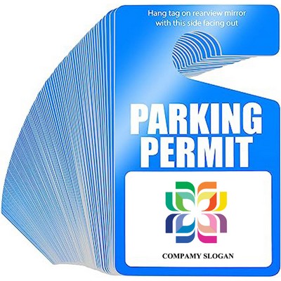 Parking Permit Hang Tag