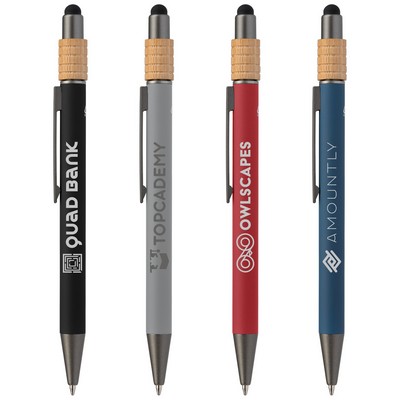 Reborn Spinner Recycled Aluminum Pen w/ Stylus