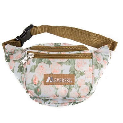 Everest Signature Pattern Waist Fanny Pack