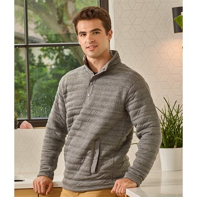 J America Wholesale Blanks Horizon Snap Pullover