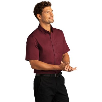 Port Authority Short Sleeve SuperPro React Twill Shirt.