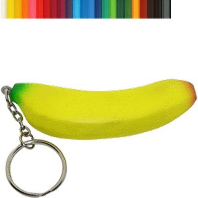 Banana Stress Ball Keychain