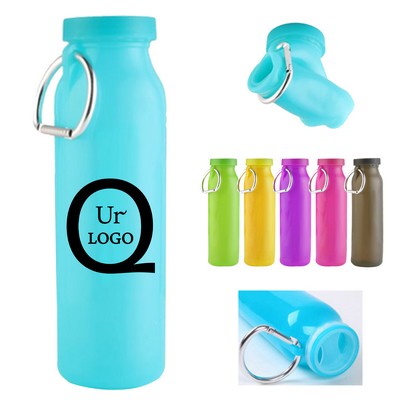 22Oz Silicone Folding Water Bottle