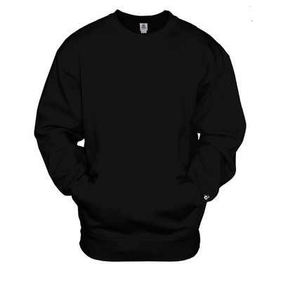 Badger Sport Athletic Fleece Pocket Crew