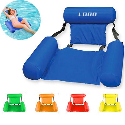 Inflatable Floating Hammock Lounger Chair