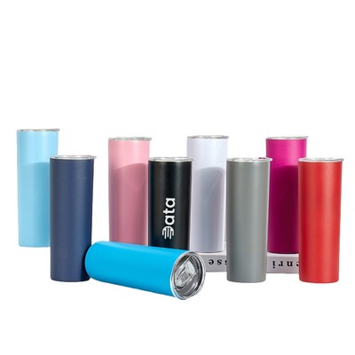 20 Oz Skinny Stainless Steel Vacuum Insulated Tumbler