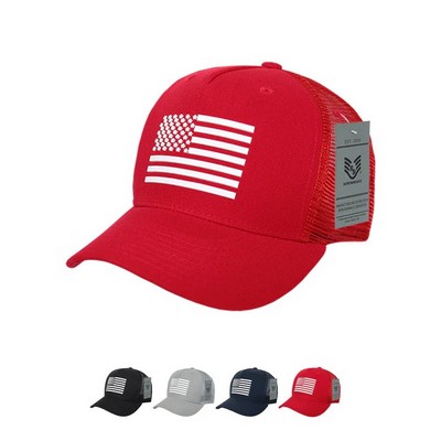 America USA Flag Trucker Mesh Cap