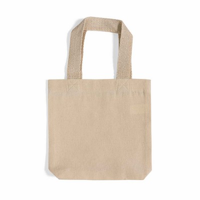 Mini 8" Canvas Tote Bag