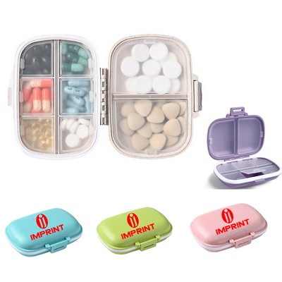 8 Compartments Travel Pill Organizer