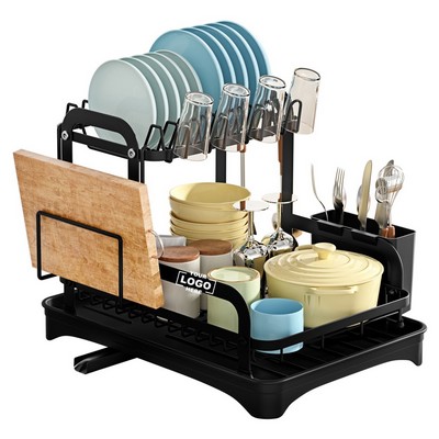 Double Tier Kitchen Sink Organizer Rack