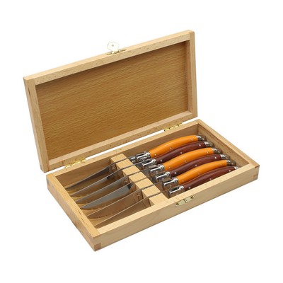 Wooden Steak Knife Storage Box