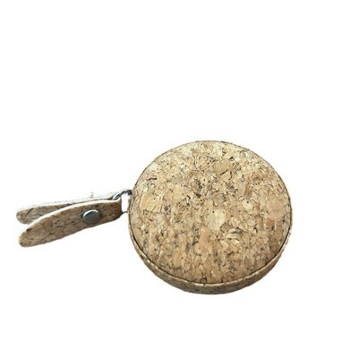 Eco-Friendly PU Leather Bark-Textured Tape Measure