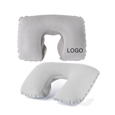 PVC Flocking U Shaped Inflatable Pillow