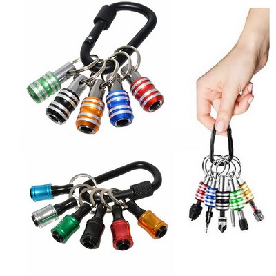 Stainless Steel Keychain Bit Holder