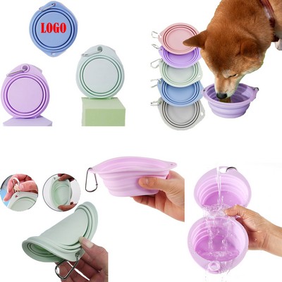 350ML Pet Silicone Folding Bowl