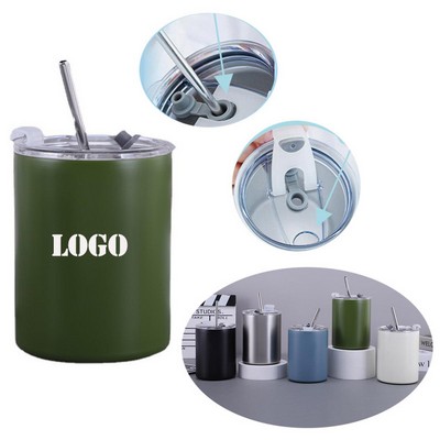 Stainless Steel Insulated Tumbler with Straw