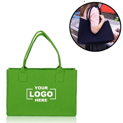 Durable Felt Shopping Tote Bag