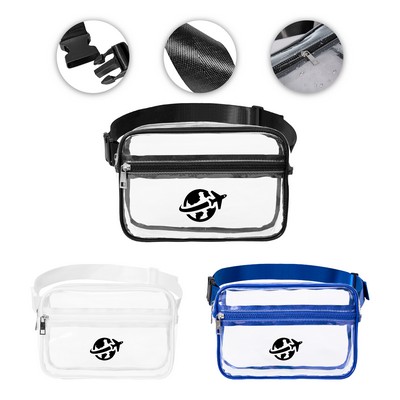 2 Pocket Clear Fanny Pack