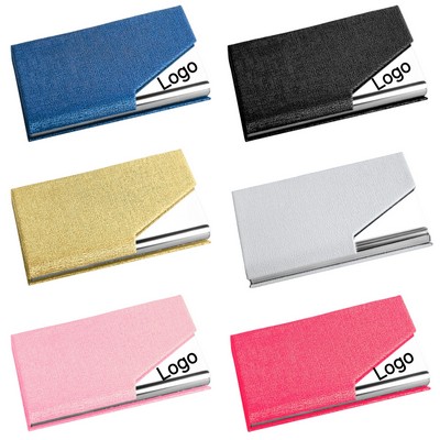 PU Leather Business Card Holder