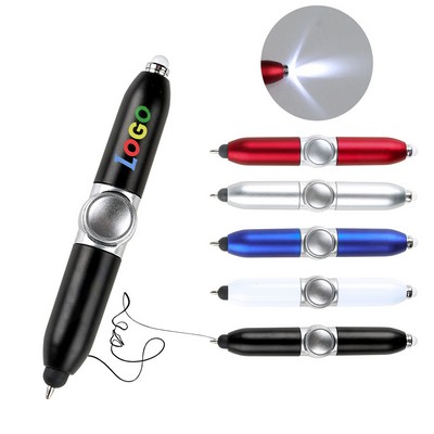 LED Fidget Spinner Ballpoint Pen