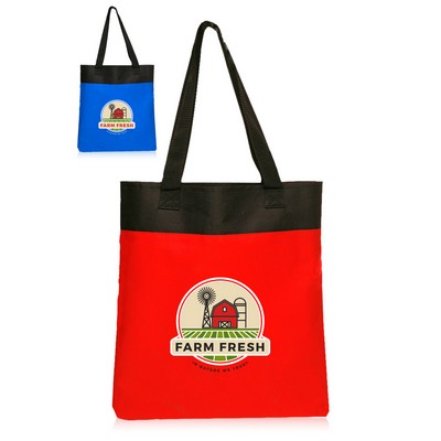 Two Tone Deluxe Tote Bags