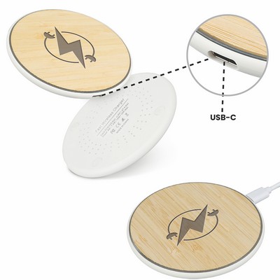 BambooPower 15W Charging Pad