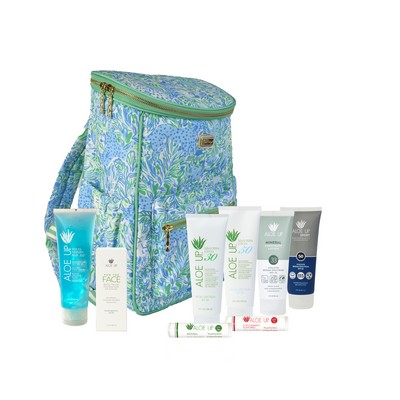 Lily Pulitzer Backpack Cooler with sun screen collection