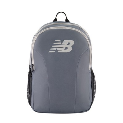 New Balance Gray Logo Laptop Backpack Size 19"