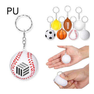 PU Relaxation Sphere Keychain