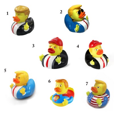 Trump Rubber Duck Baby Bath Toys