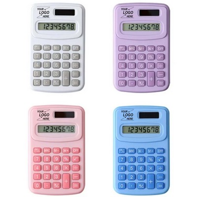 Portable Colorful Mini Calculator